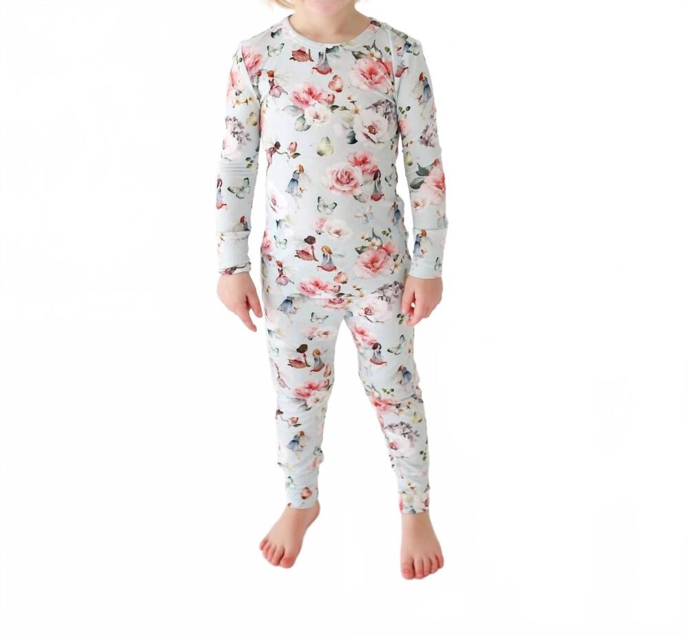 NEW POSH PEANUT melinda classic pajama set in blue